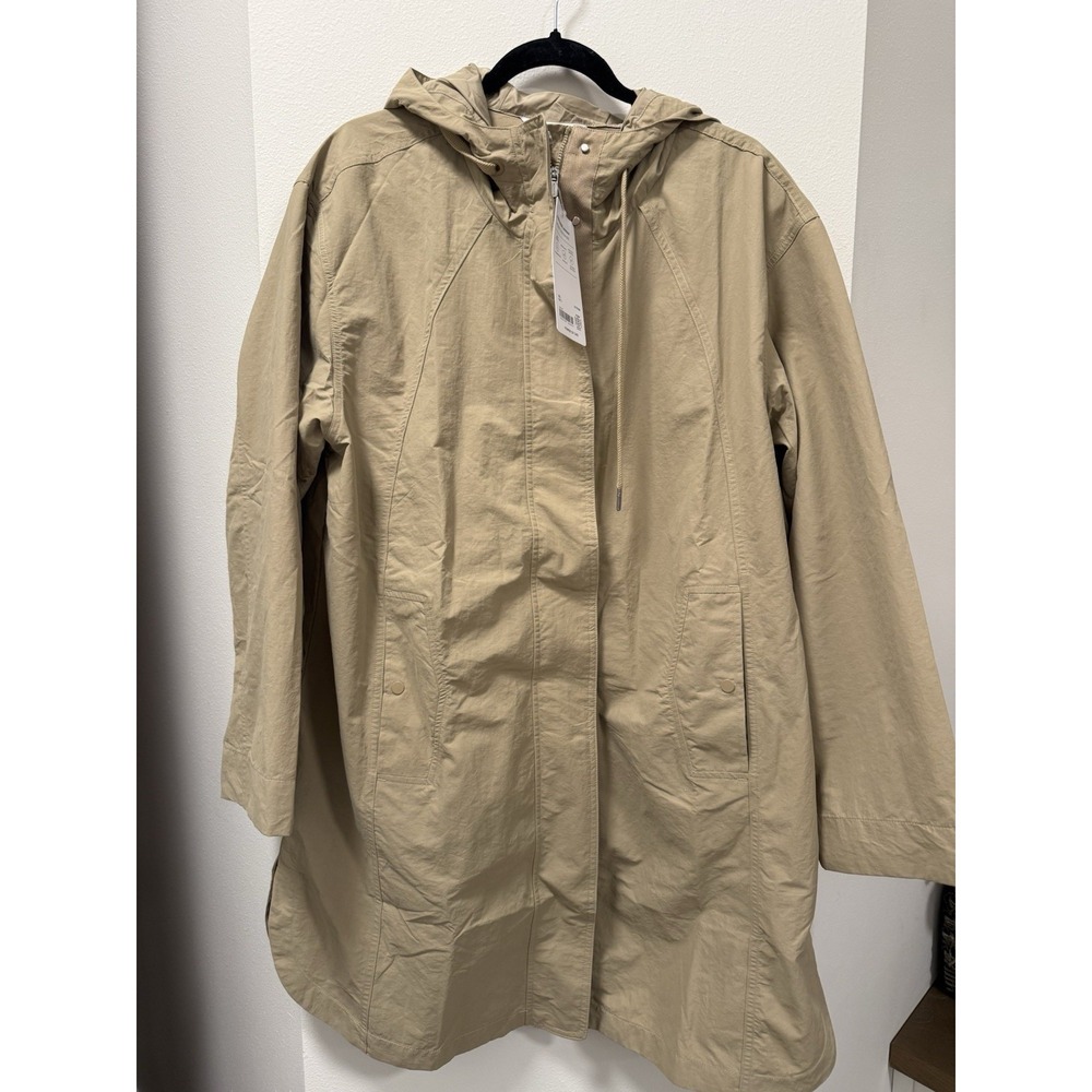 Athleta Tan Hooded Jacket